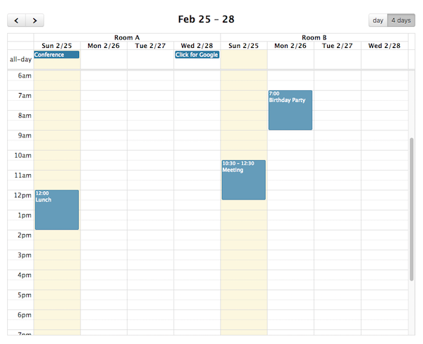 Custom Views - Docs v5 | FullCalendar